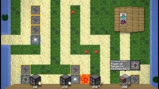 Let's Play Random Online Games =Minecraft 2d Tower Defence= Part 2