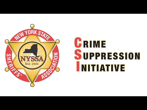 New York State Sheriffs' Association Crime Suppression Initiative Presentation January 2020