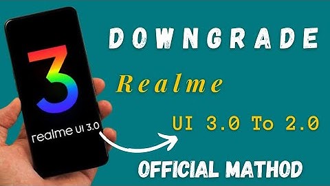 Realme Downgrade UI 3.0 TO UI 2.0 || How To Rollback Android 12 To Android 11 || Official Mathod