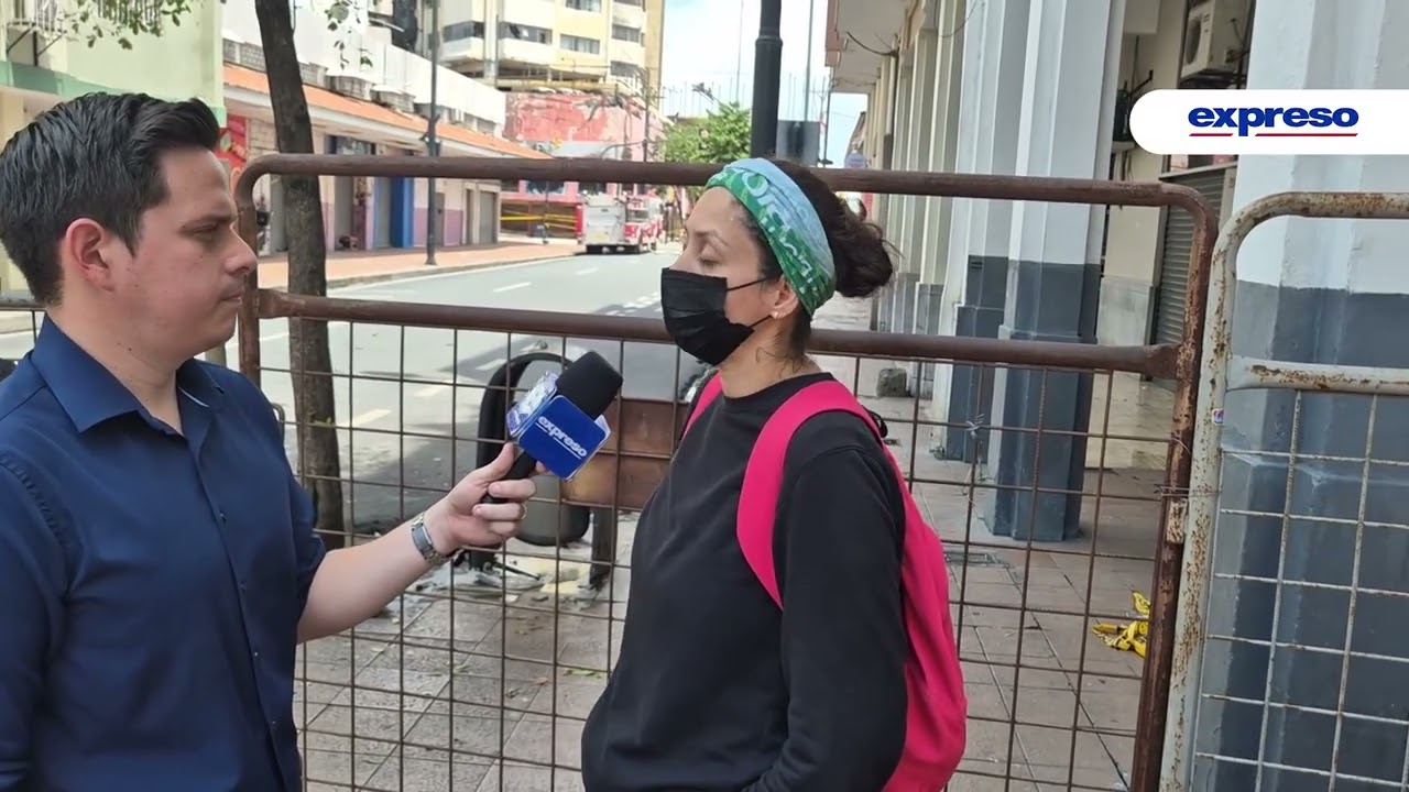 Damnificados en incendio en edificio Multicomercio de Guayaquil claman respuesta a las autoridades