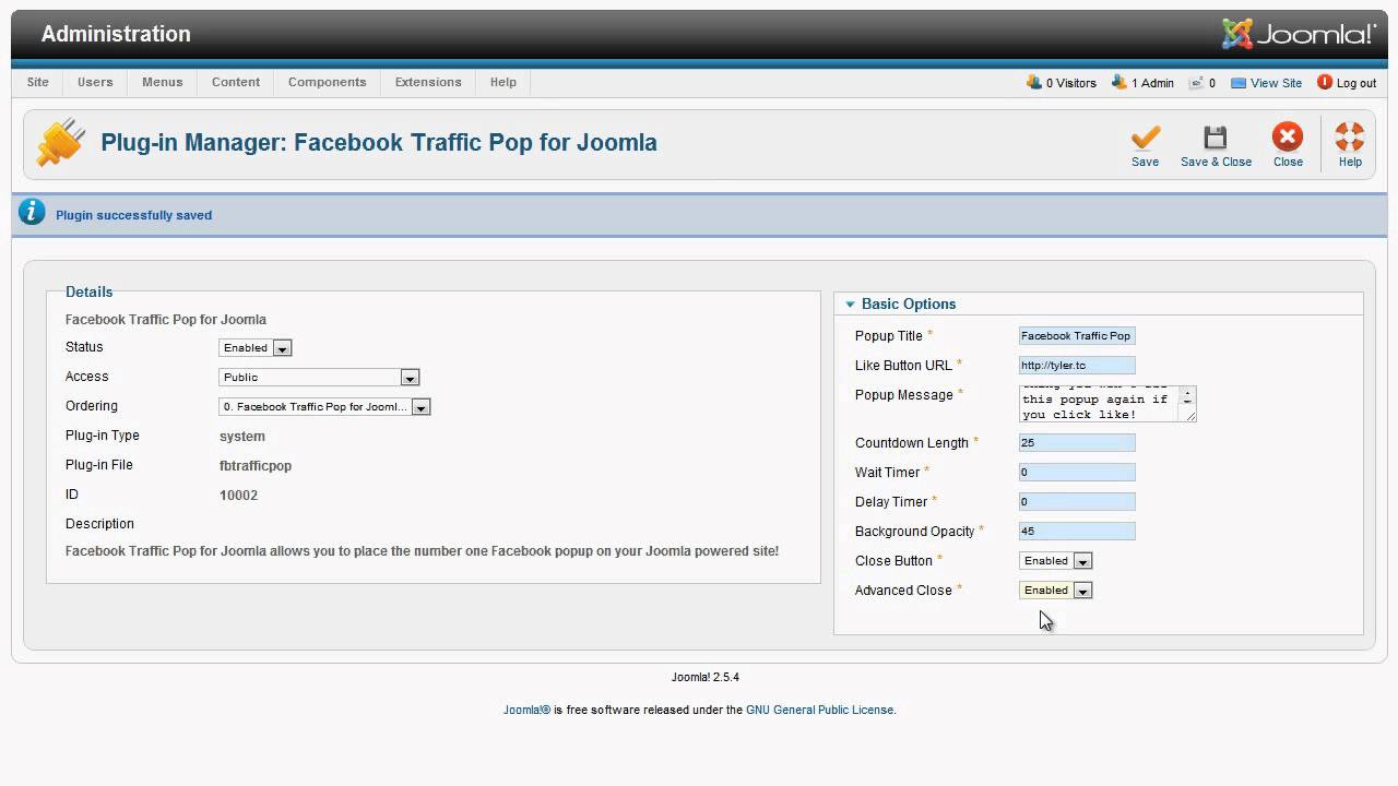 Codecanyon Facebook Traffic Pop for Joomla
