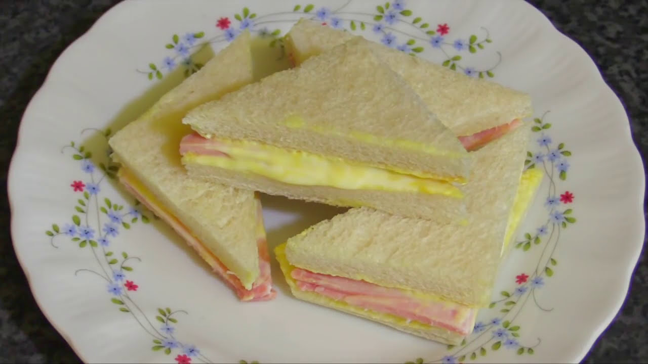 Ham Tea Sandwiches Recipe YouTube
