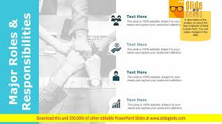 Major Roles And Responsibilities Ppt Powerpoint Presentation Slides Graphics Pictures