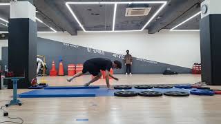 제자리멀리뛰기 313(파울) #shorts