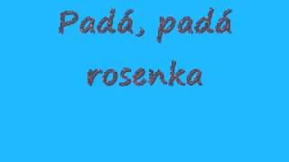 Video thumbnail of "Padá, padá rosenka - moravská - www.MojaMorava.eu"