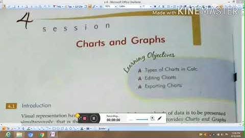 IT. ll. Class 9 ll Calc/Spreadsheet. ll Session 4 Charts