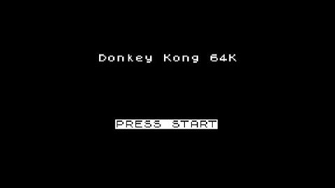 Donkey Kong 64 Kiosk Demo - Donkey Kong 64K (Unused Retro minigame)