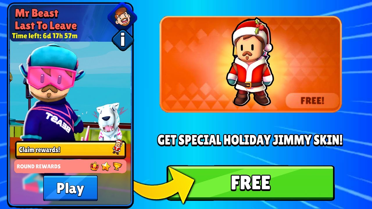 Stumble Guys on X: Participate in qualifier tournaments this week!  Qualifying in this will get you an invitation to Holiday Event Finals which  gives you a chance to win the Special skin