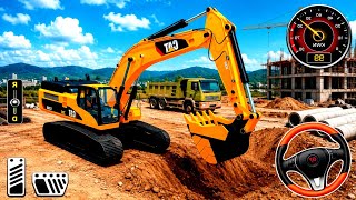 OUT OF CONTROL Construction Machines-Real Simulator Excavator with Truck 3D ! Android Gameplay