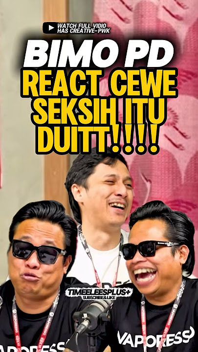 Bimo PD react cewe seksih tuh duit‼️🤣 #bimopd #gofarhilman #trending #podcast #viral #shorts #fyp