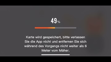 Segway Navimow - Saving the map always stops at 10% for a while. WHY?