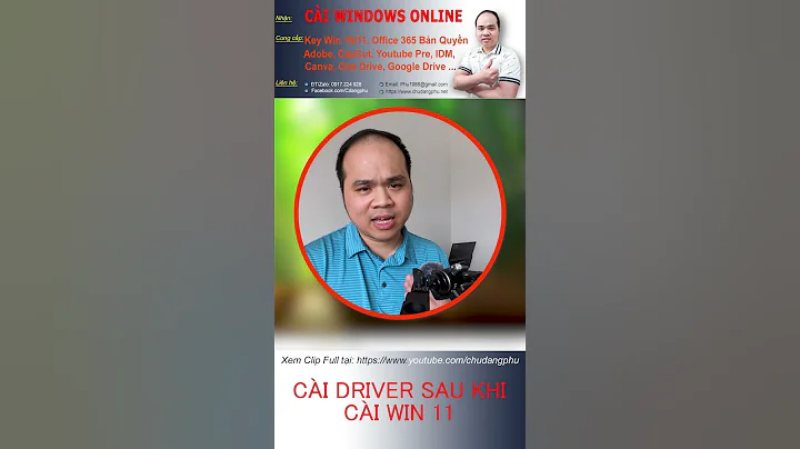 Cách cài Full Driver sau khi cài Win