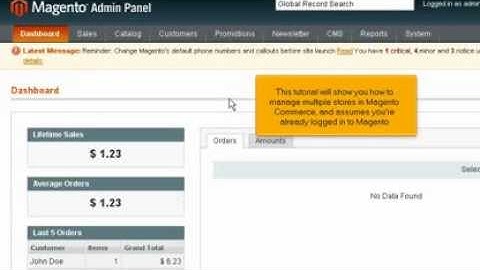 How to manage multiple stores in Magento Commerce