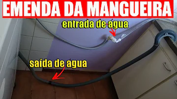 Como aumentar o tamanho da mangueira?