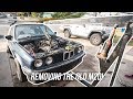 E30 DRIFT BUILD : EP05 REMOVING THE M20 FOR THE M50!!