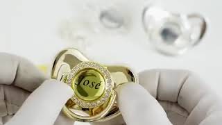 Personalized bling pacifier