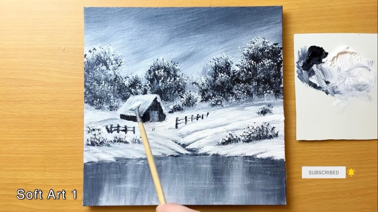 Acrylic Landscape Painting - YouTube