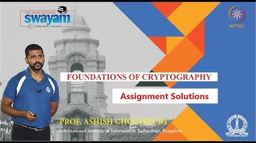 Foundations of Cryptography | Week 2 Assignment 2 Solution | The Codeist #nptel