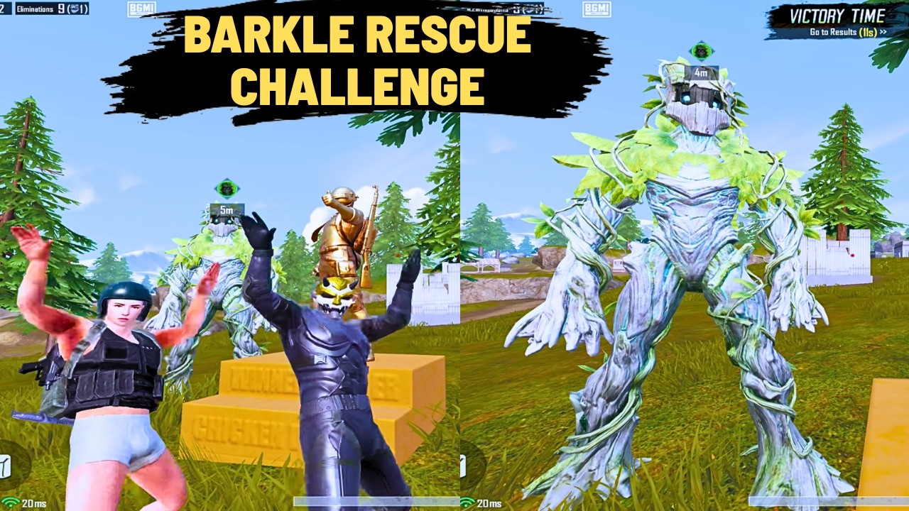 Barkle Rescue Challenge by Nunnu Chacha in BGMI - YouTube