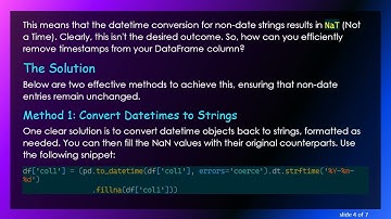 How to Remove Timestamps from Date and String Columns in Pandas