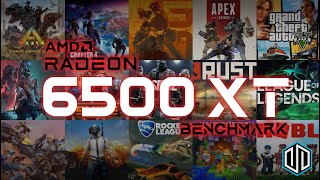 RADEON RX 6500 XT - Benchmark in 20 Games l 1080p