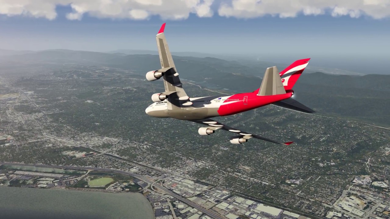 Qantas 747 Crash into Ocean SFO YouTube