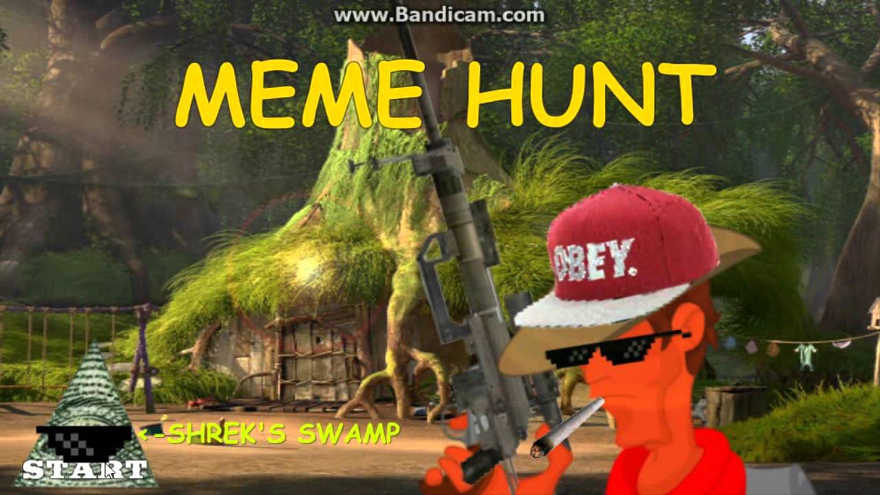 Meme hunt exista! Duminica albastra