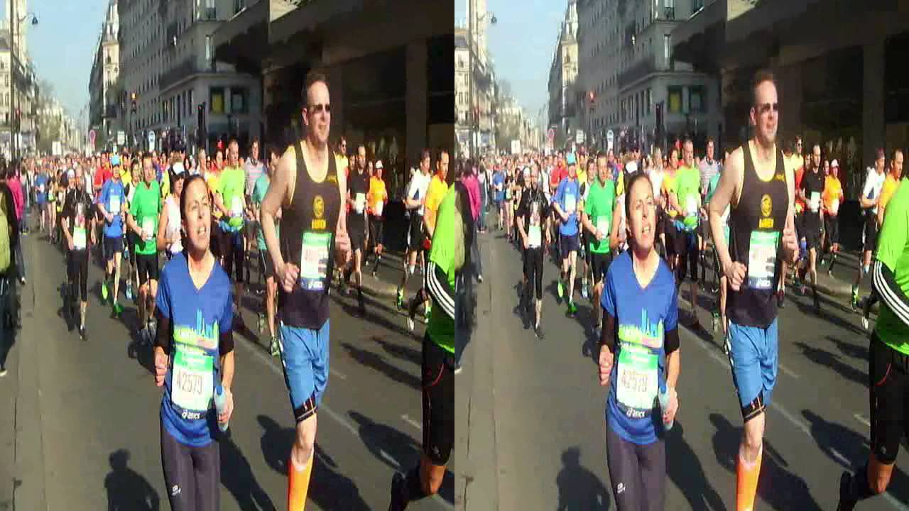 MARATHON DE PARIS 2015 en 3D #01