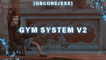 Showcase Script 🏋️‍♂️ GYM SYSTEM V2 Fivem [ QBCORE / ESX ]