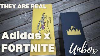 I Bought The EPIC NEW Fortnite Adidas SHOES Unbox and Review!