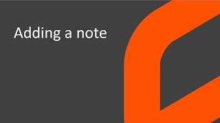 Web Planning Domain Basics 3 of 8 - Adding a note to a job or folder screenshot 5
