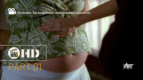 TV Series: Terminator: The Sarah Connor Chronicles (2009) (S02) pregnant scene (01/04)