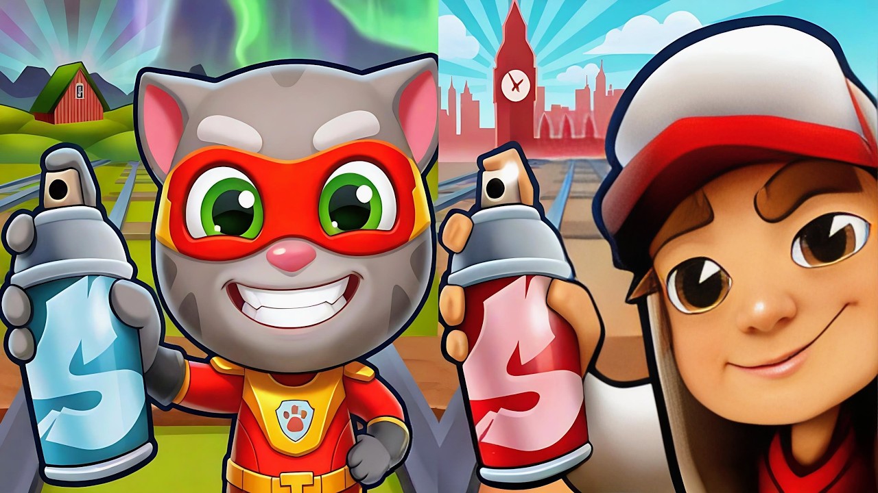 Talking Tom Hero Dash 🆚 Subway Surfers Games Comparison