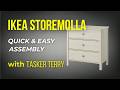 IKEA STOREMOLLA 3 Drawer Chest Assembly Guide (2026) | Step-by-Step with Tasker Terry