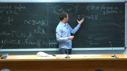 Complex dynamics and character varieties - B. Deroin - Lecture 02