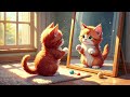 Земляничка и отражение. 😺🍓