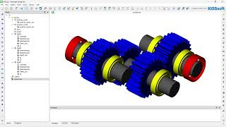 KISSsoft Tutorials from GloBAS: KISSsys gearbox modelling screenshot 3