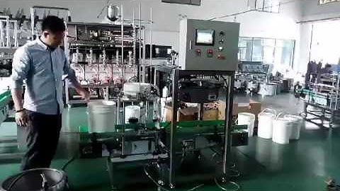 automatic paint can bucket lid placing capping machine