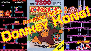 AtariCade 7800!  Donkey Kong!