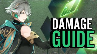 Al Haitham Best Artifacts and Weapons | Al Haitham Best Damage Build | Genshin Impact 3.4