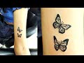 Butterfly tattoo  small butterflies tattoo on hand  xpose tattoos jaipur