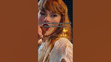 The 1 lyric video #fypシ゚viral #shorts #taylorswift #the1 #erastour #lyricvideo