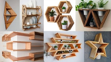 120 DIY houten wandplanken ideeën / Zwevende planken / Organizer / Opbergideeën