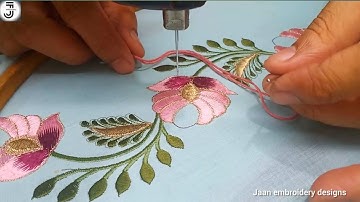 Beautiful machine embroidery border design - Embroidery designs