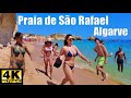 Algarve beach walk 4k praia  de so rafael portugal