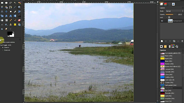 GIMP tutorial: Beginners' Guide ep38 - Tools - Zoom tool PART 1