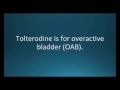 How to pronounce tolterodine (Detrol) (Memorizing Pharmacology Flashcard)