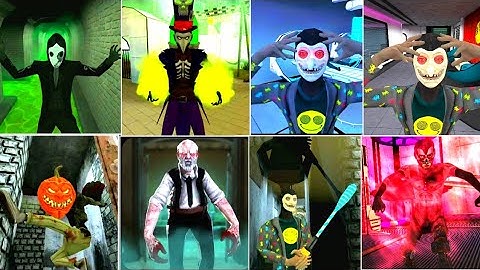 Indie Fist All Game Enemies New Jumpscares | Erich Sann Vs Smiling X Corp Vs Smiling X Corp 2