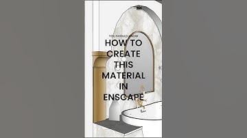 Create REALISTIC Glass in Enscape🤯 #enscape3d #glass #mirror #realistic #shortvideo #youtubeshorts