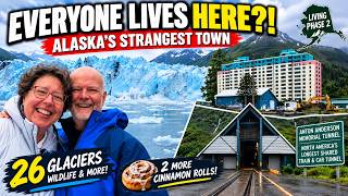 We Found Alaska’s STRANGEST Town! - One Building, One Tunnel & 26 Glaciers!